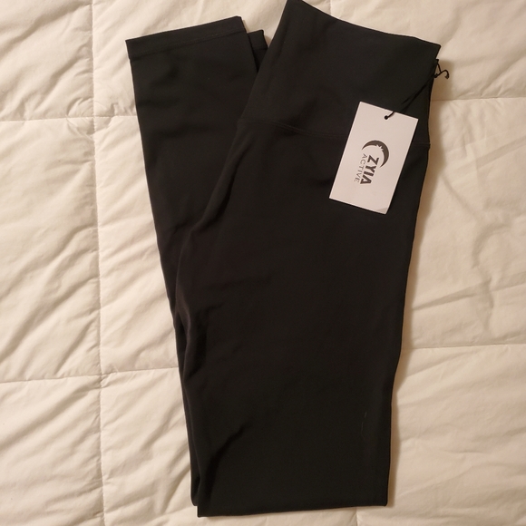 NWT Zyia Black Brilliant Hi-Rise Legging Pa - Picture 4 of 8